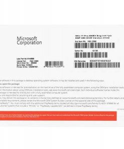 License Microsoft Windows 11 Pro 64bit (FQC-10528)